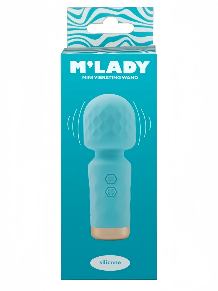 M’Lady – 迷你震动按摩棒 – 青绿色