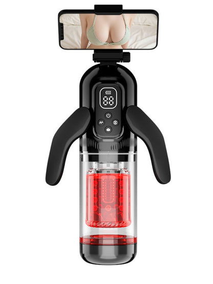 TOYSCHOOL Realistic Telescopic & Rotating Male Masturbator