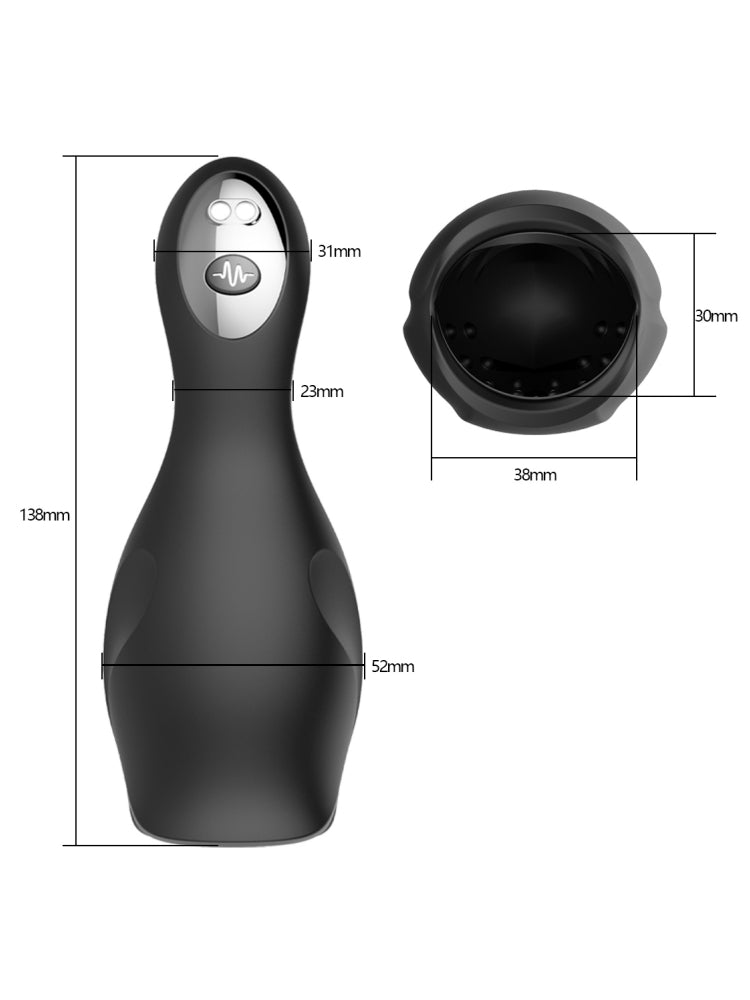 10-Frequency Vibration Endurance Training Device (Generation II) Black