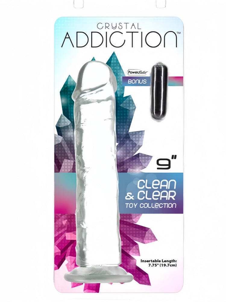 Addiction Crystal Addiction - 9" Vertical Dong