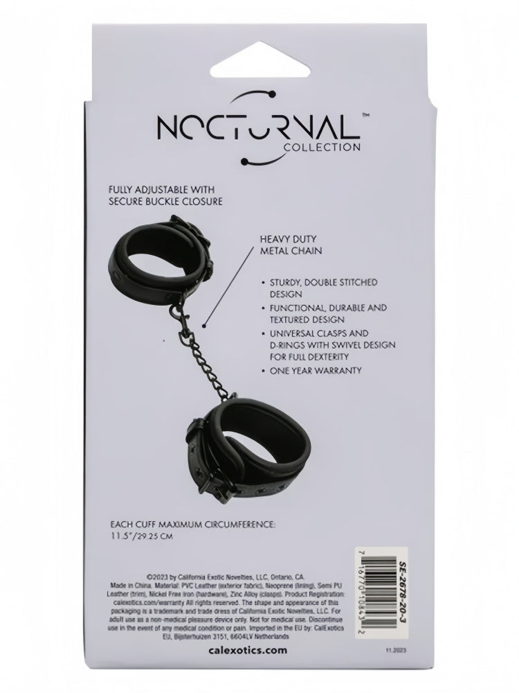 CalExotics® Nocturnal Collection Ankle Cuffs - Black