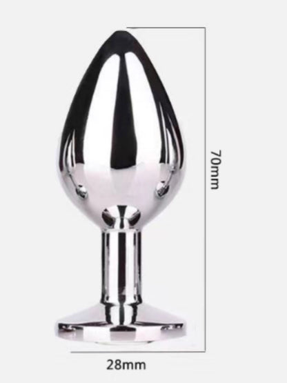 Metal Anal Plug Medium/2.8CM