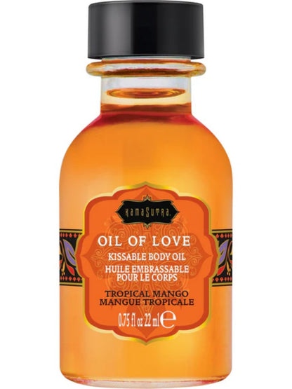 Kama Sutra Oil of Love - Kissable Body Oil - Tropical Mango - 22 ml / 0.75oz
