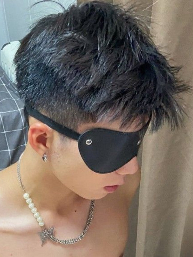 Blackout Eye Mask Black / Red
