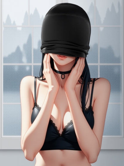 Black Full Coverage Cosplay Mask