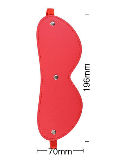 Blackout Eye Mask Black / Red