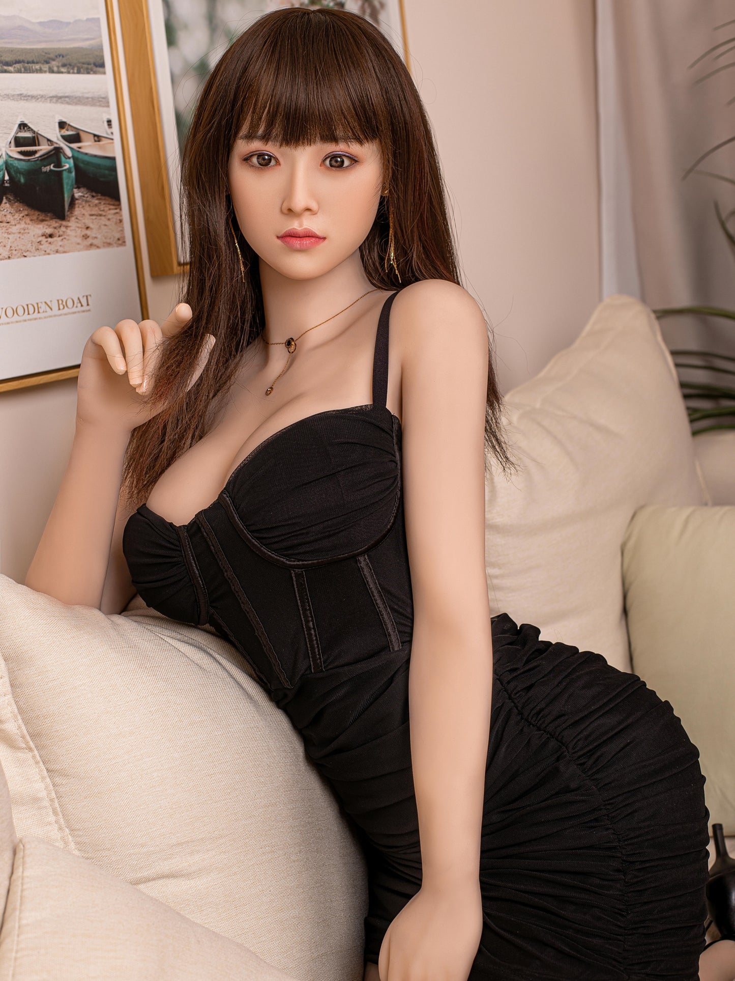 🍀数量有限🍀158CM B罩杯性爱娃娃 TPE身体&硅胶植发头模