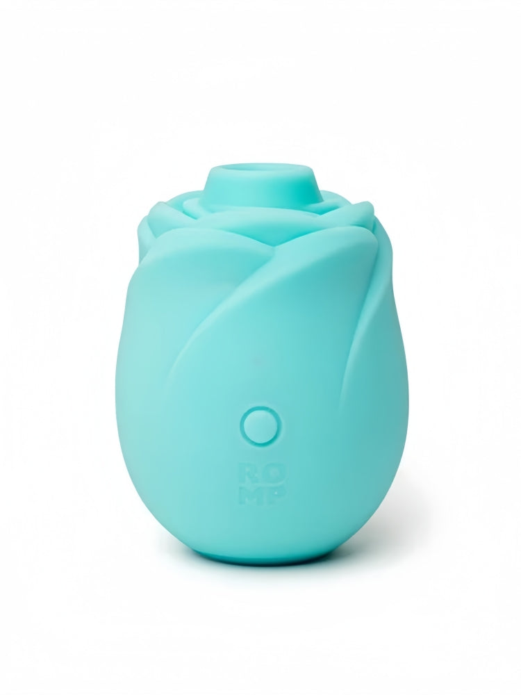 ROMP® - Rose Glow Clitoral Stimulator Glow In The Dark - Blue