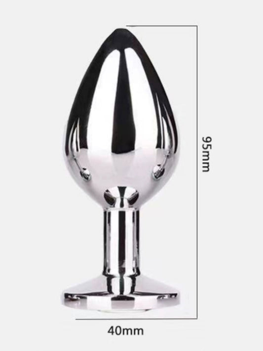 Metal Anal Plug Extra Large/4.0CM