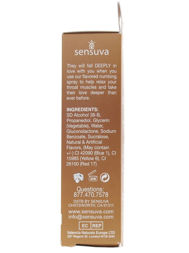 Deeply Love You Throat Relaxing Spray 1oz in Salted Caramel