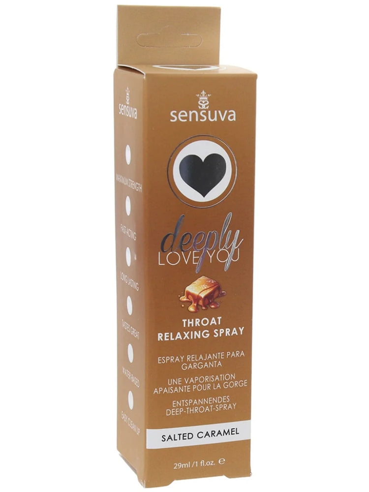 Deeply Love You Throat Relaxing Spray 1oz in Salted Caramel