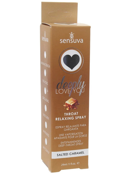 Deeply Love You Throat Relaxing Spray 1oz in Salted Caramel