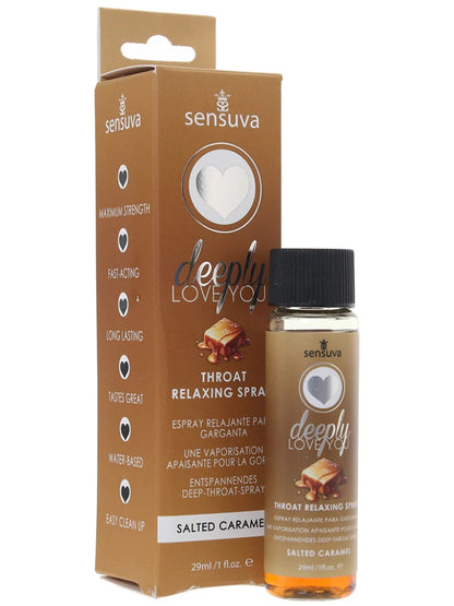 Deeply Love You Throat Relaxing Spray 1oz in Salted Caramel