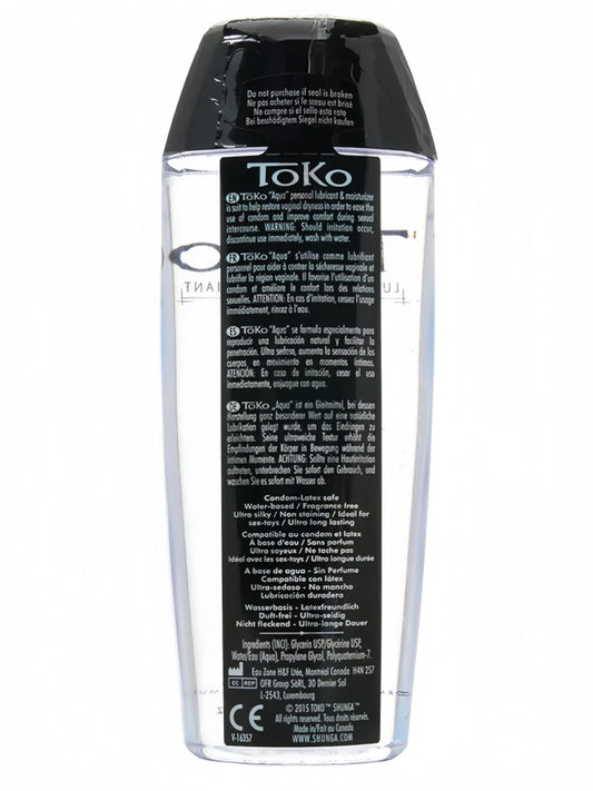 Toko Aqua Water Based Personal Lubricant 5.5oz/163ml