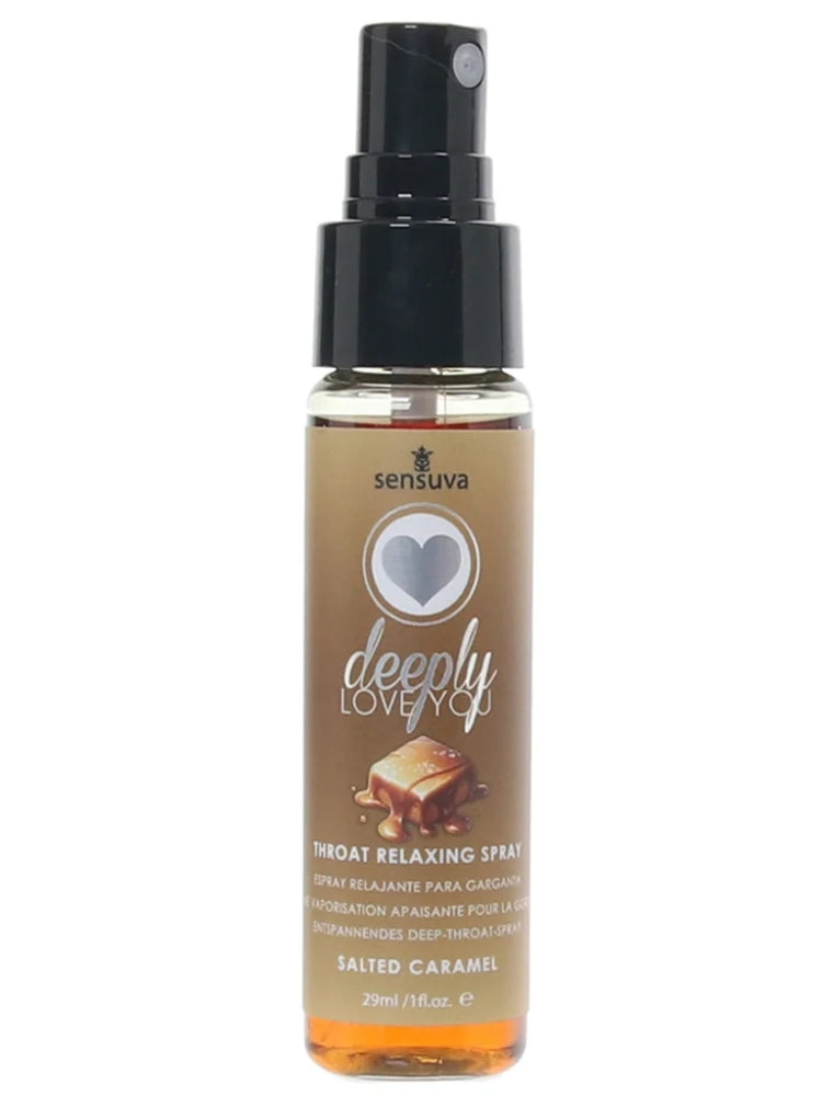 Deeply Love You Throat Relaxing Spray 1oz in Salted Caramel